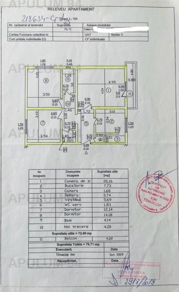 Apartament 3 camere Mall Vitan 